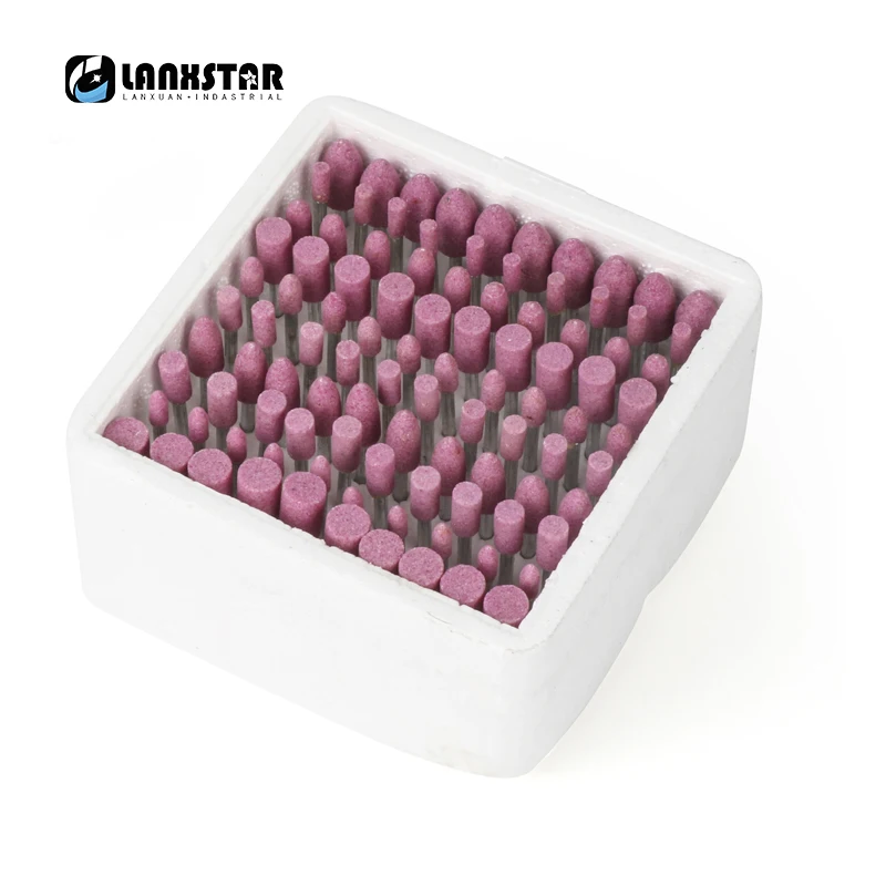 

Высокое качество 100 шт./корт. Ассорти керамических устанавливаемых точечных шлифовальных камней колесо Dremel дрель вращающиеся инструменты фреза