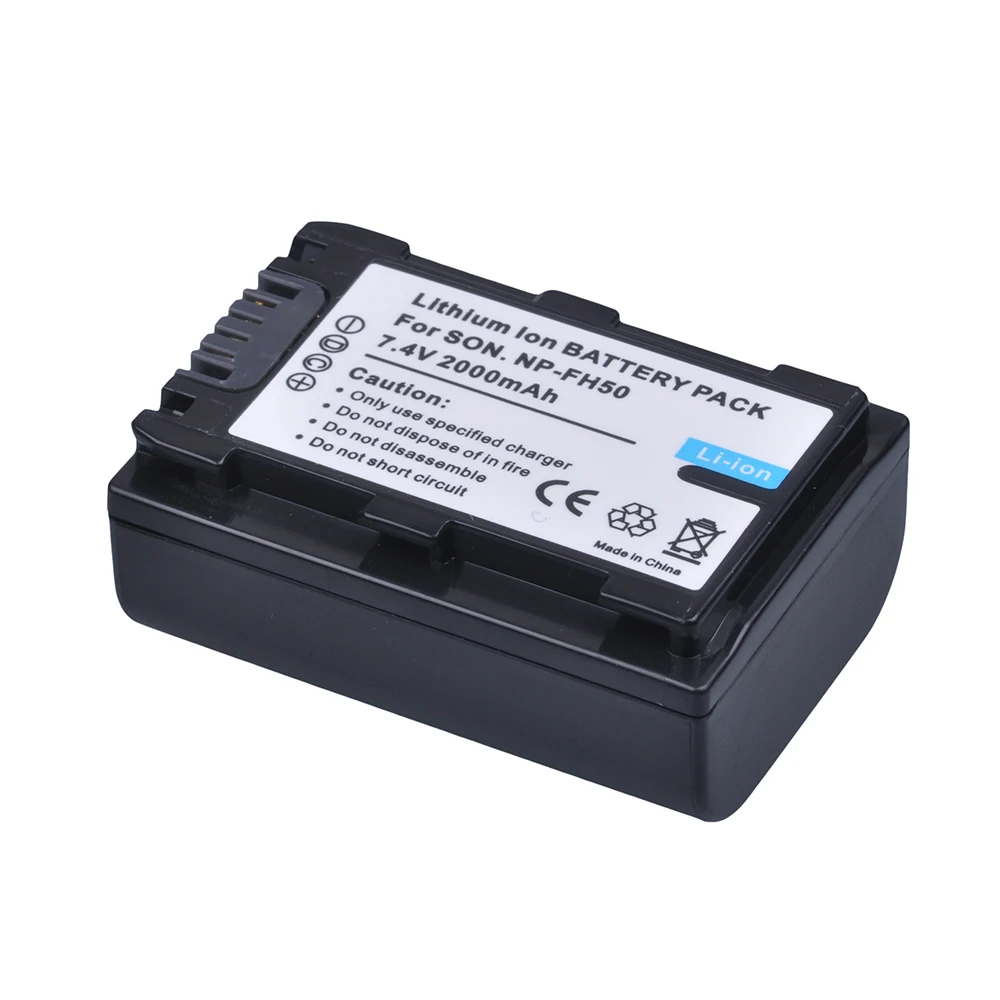 Цифровой аккумулятор для Sony A230 A330 A290 A380 A390 NP FH50 TG3 TG5 TG7 HDR TG1E 2 шт.|Цифровые
