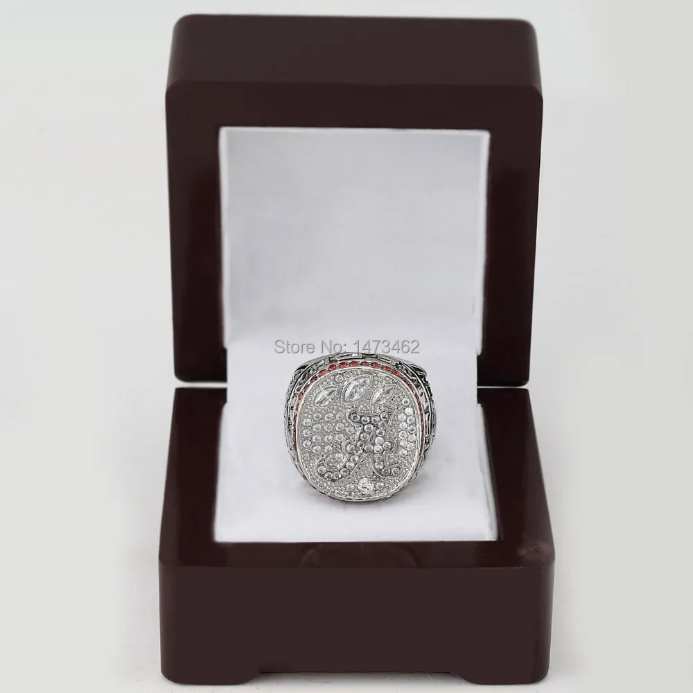 Бесплатная доставка 100% Медь 2012 Alabama Crimson прилив Чемпионат Реплика Вентилятор