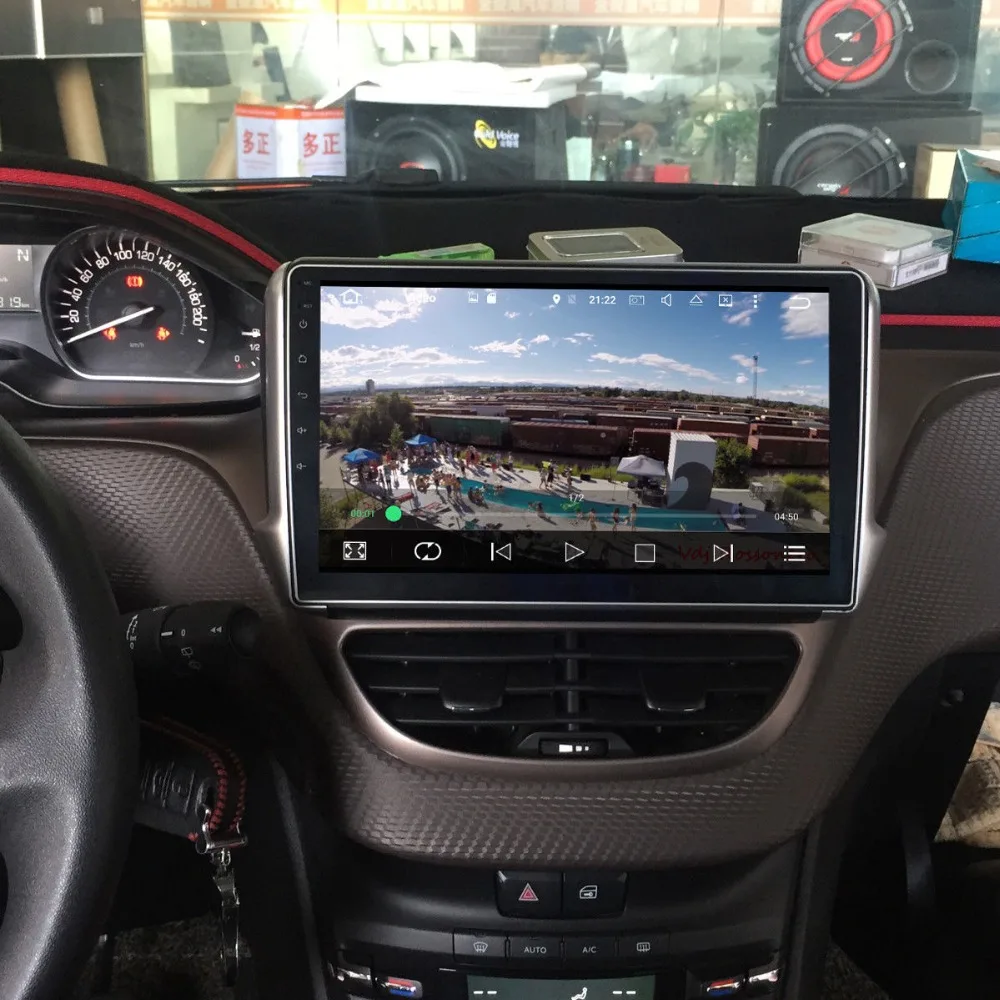 10 дюймов Android 8 0 автомобильное радио GPS навигация для Peugeot 2008 2014 2018 с Bluetooth Зеркало
