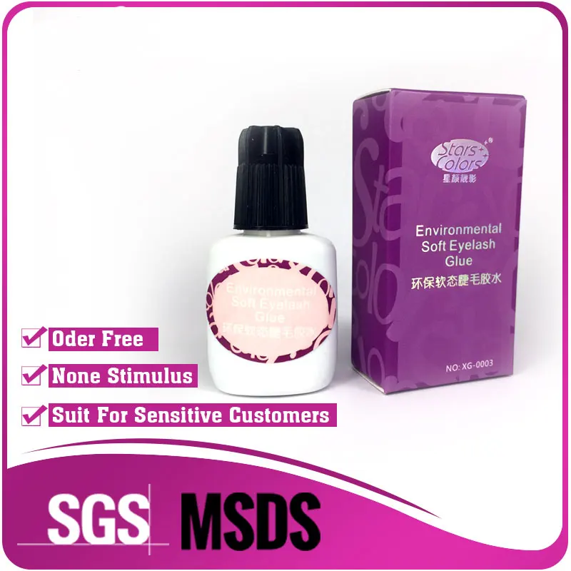 Безвкусный без стимуляции клея для ресниц черный накладной клей наращивания