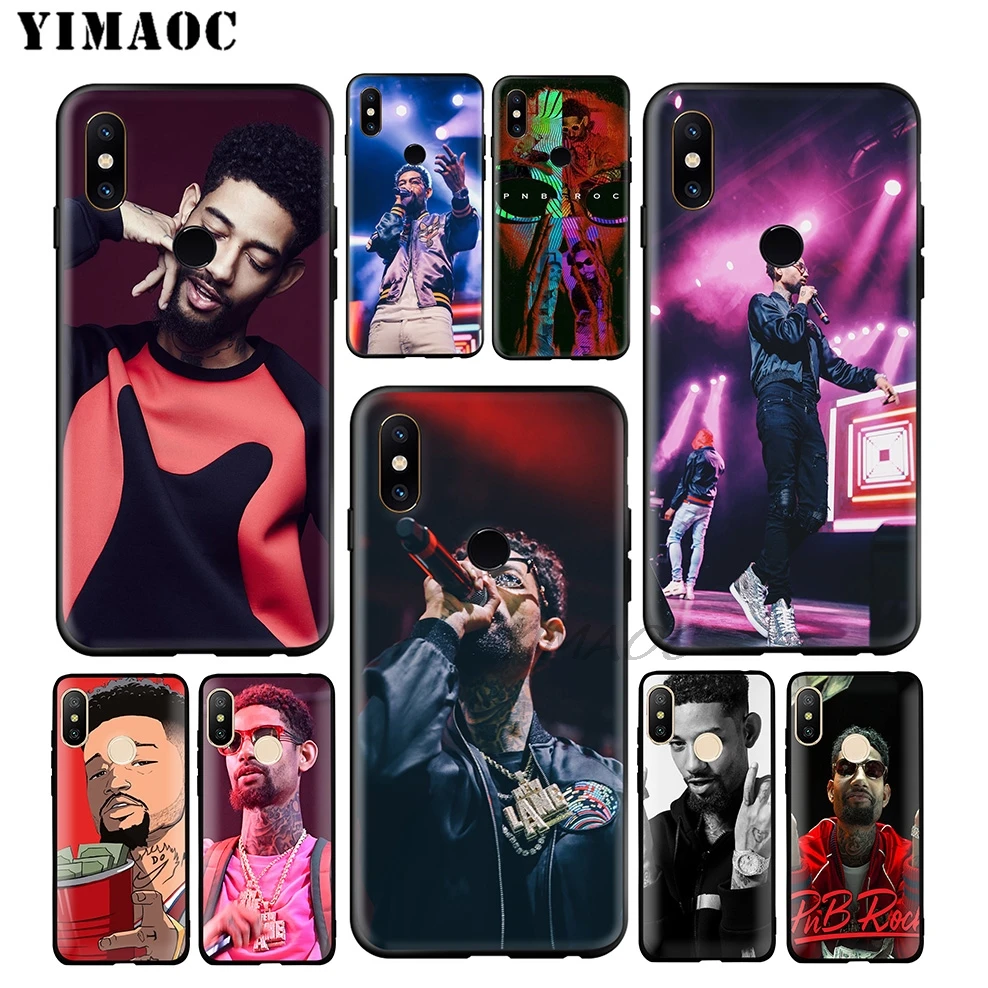YIMAOC Pnb Rock Rapper Soft Case for Xiaomi Redmi Note 7 6 6A 5 4 4X 4A 5A S2 7A GO K20 Plus Pro |