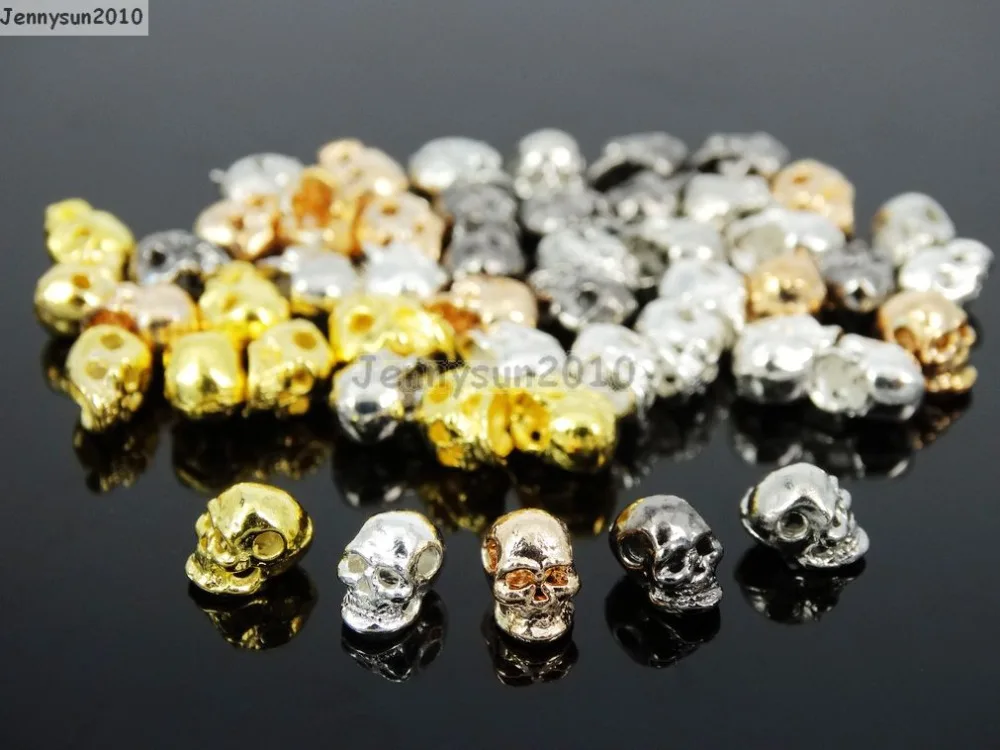 Бусины для подвесок с боковым отверстием Металлические Бриллианты и сережек 50