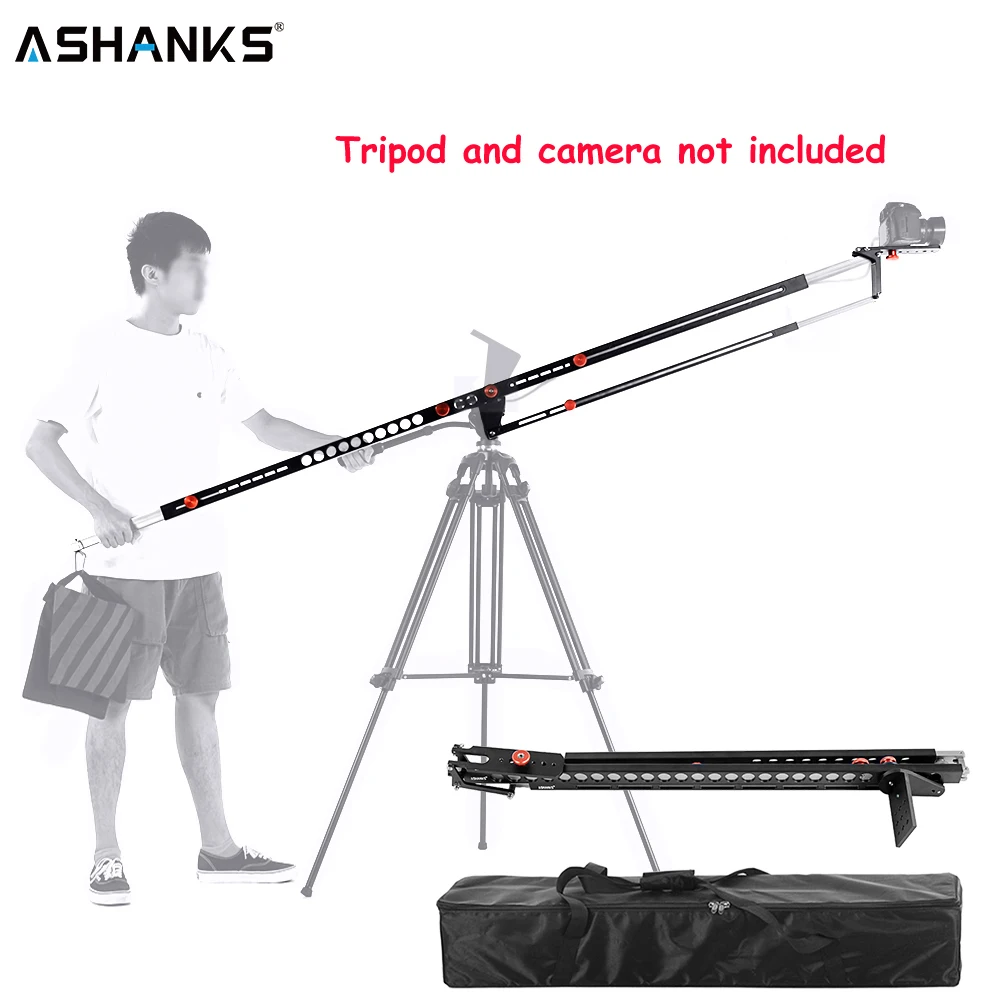 ASHANKS Фотография Портативный поворотный кран складной алюминиевый Pro Fotografica DSLR
