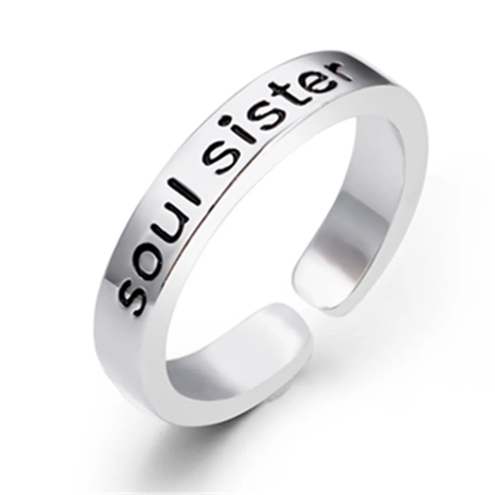 Кольца для девочек Soul Sister подарок на день рождения лучшего друга ювелирные