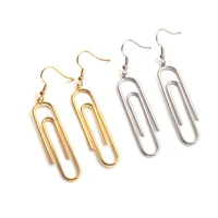 safety pin dangle earrings k pop accessories paper clip earrings hanger earrings holder for earring for women men cool stuff