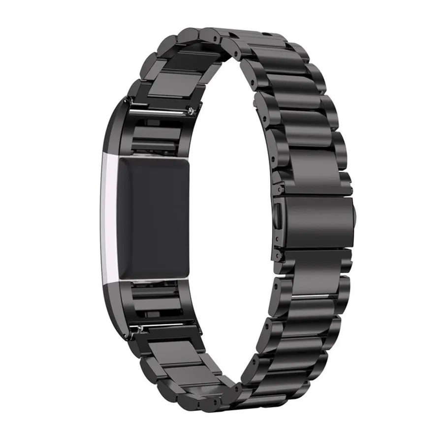 Металлический ремешок для браслета Fitbit Charge 2 ремешок Безвинтовой браслет из нержавеющей стали для Fitbit charge2 браслеты Сменные аксессуары