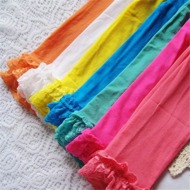 2017 детские леггинсы для девочек кружевные бархатные маленьких весенние модные