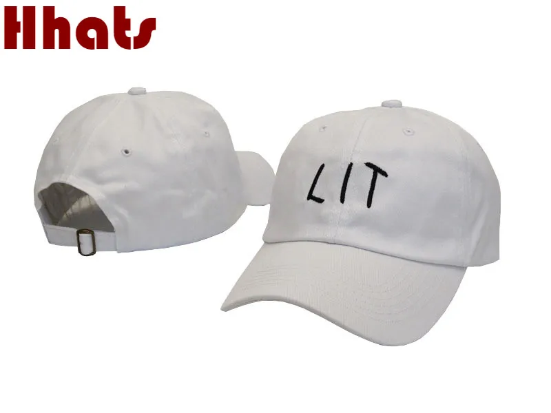 Кепка бейсболка Мужская в стиле хип хоп модная с надписью LIT Dad