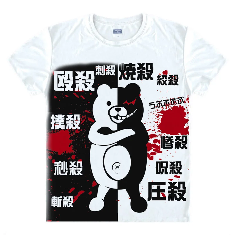 Coolprint японский Футболка с изображением в стиле аниме Danganronpa 2 футболки мульти
