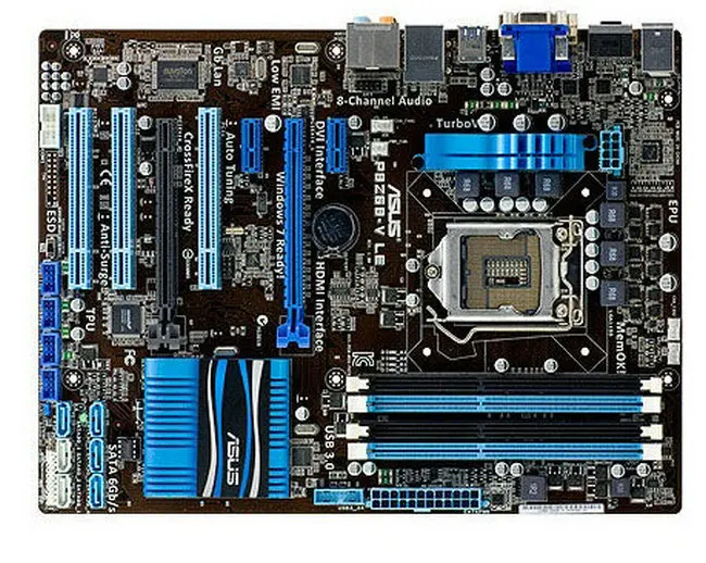 Б/у Материнская плата Asus P8Z68 V LE для Intel Z68 Socket LGA 1155 i3 i5 i7 DDR3 32G SATA3 USB3.0 ATX|asus p8z68-v|motherboard