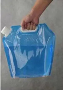 5L 10L сумка для воды для портативного складного хранения воды, подъемные сумки для кемпинга, пеших прогулок, велоспорта, выживания, гидратации, мочевого пузыря, путешествий - Цвет: Blue 5L