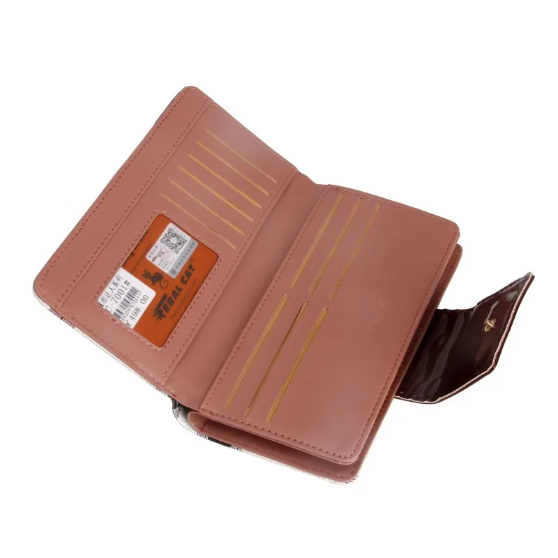 Известный фирменный женский бумажник в полоску Серия Бумажник держатель для