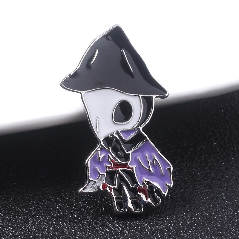 Металлические броши в форме крови для игр булавки эмалированный значок женщин и