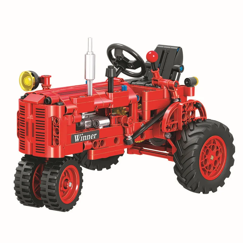 Technic 7070 302 шт классический старый трактор строительный блок игрушечный