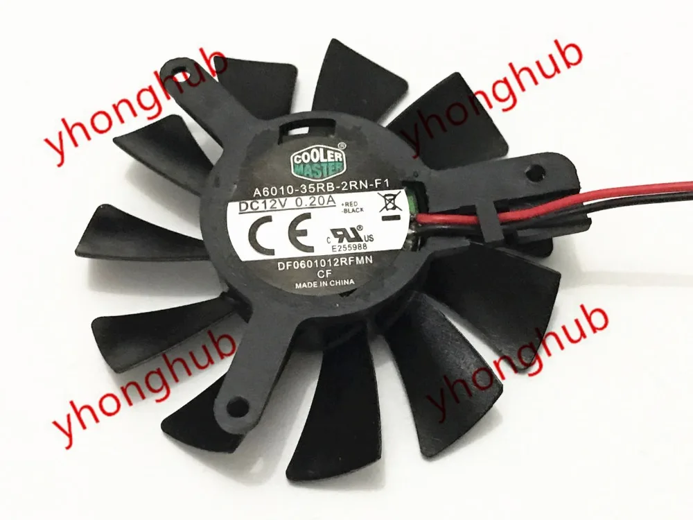Master A6010 35RB 2RN F1 DF0601012RFMN охлаждающий вентилятор DC 12V 0.20A|fan dc|cooling fanfan dc 12v |