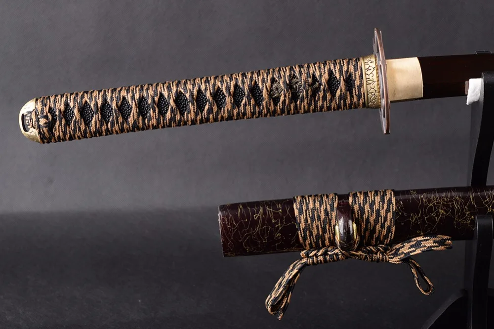 Новый Дамаск Сложенном Стали Гальванических Красный Клинок Нет Привет Японский