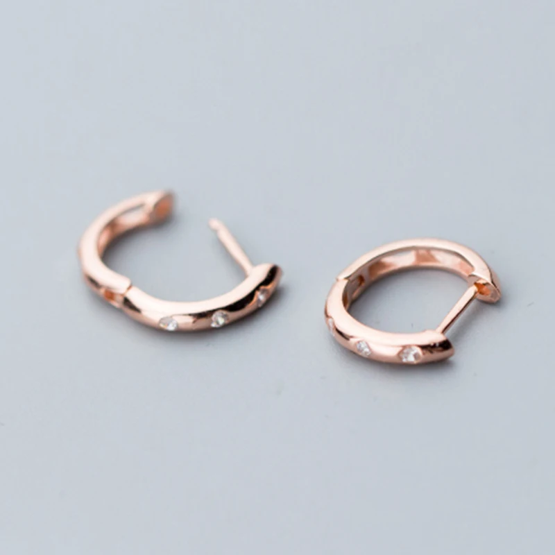 Женское кольцо в форме u образной формы из стерлингового серебра 925 пробы с