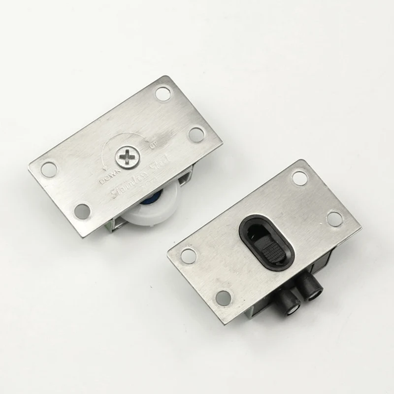 Новый 1 пара колесо для раздвижной двери из нержавеющей стали мебель колесики