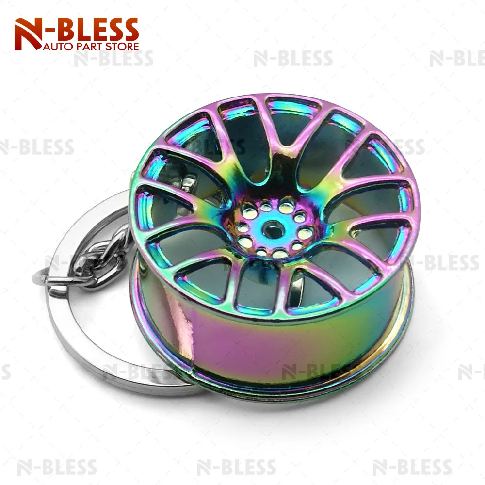 Hot wheel hub авто брелок для ключей JDM Гоночный креативный обод колеса - купить по