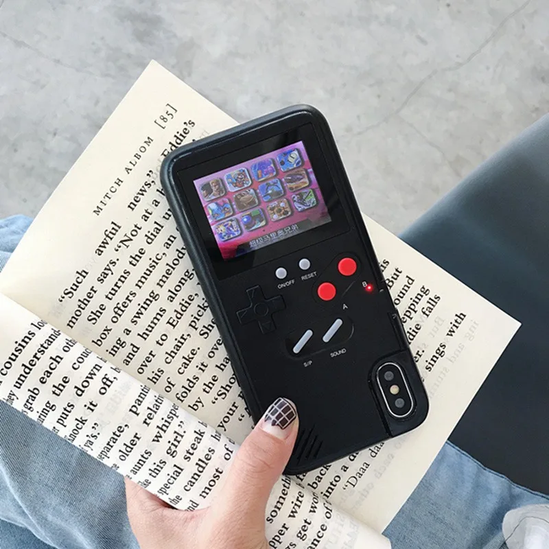 Чехол для телефона Tetris Game Machine для iPhone X, 6, 6S Plus, розовый чехол в стиле ретро для игровой консоли, чехол для iPhone 7, 8 Plus, X(розовый/черный - Цвет: 07
