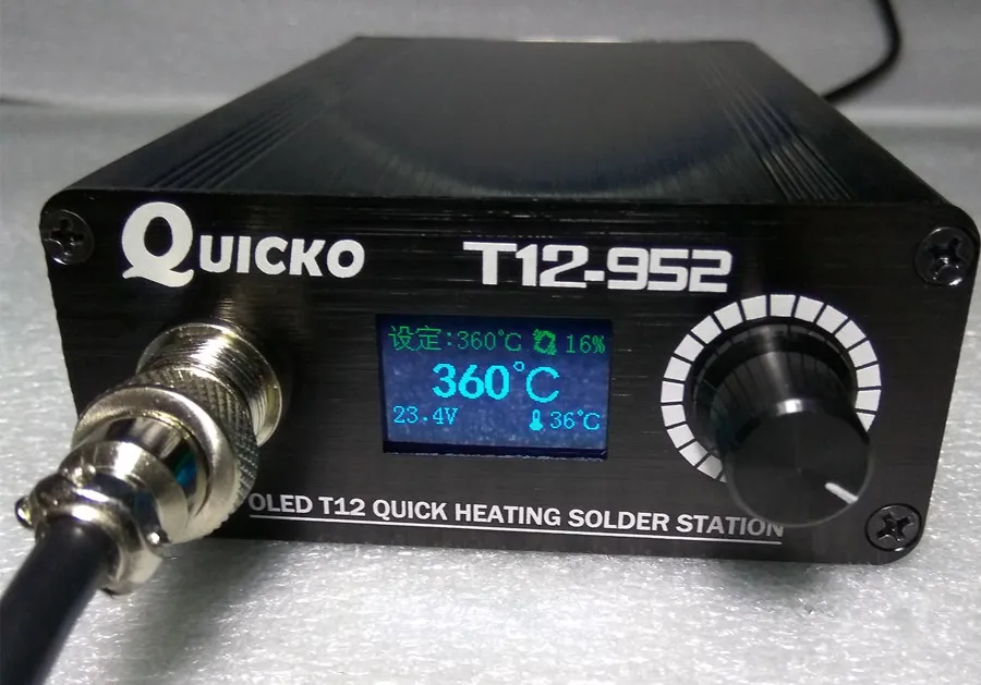 DIY OLED цифровой паяльник паяльная станция плата контроллера температуры+ T12 наконечники ручки
