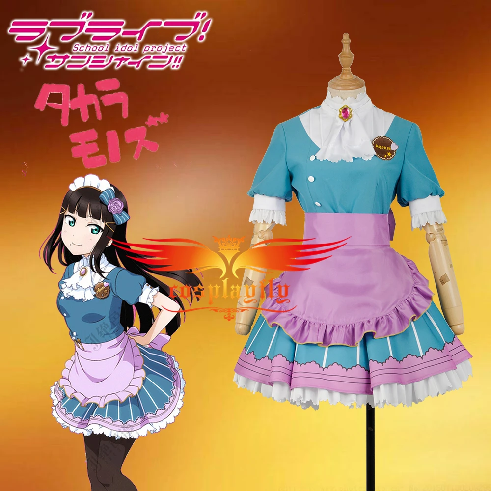 LoveLive! SunShine! akours Kurosawa платье диа День Святого Валентина непробужденная горничная