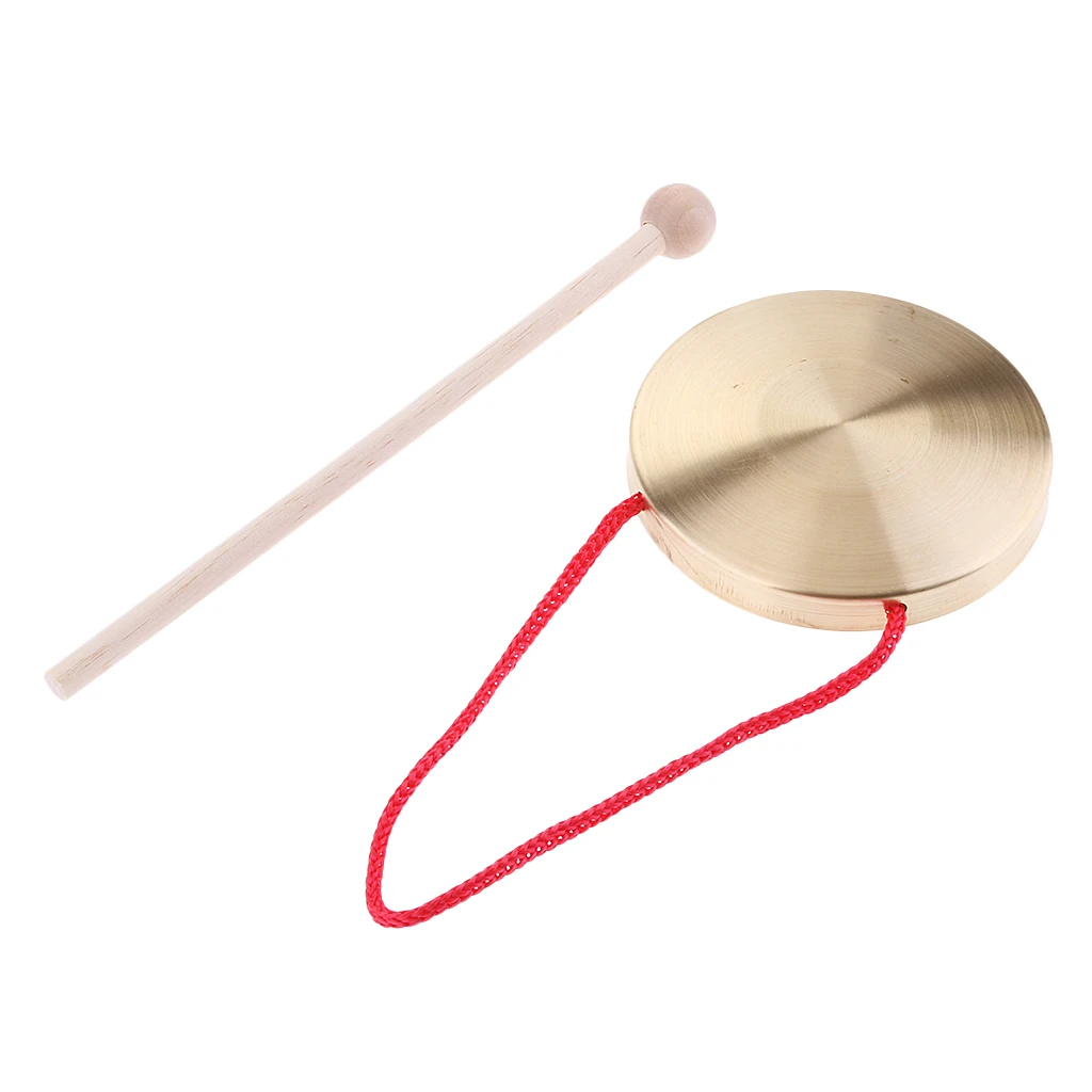 Миниатюрные тарелки для детей Wind Gong с Красной веревкой Детские Музыкальные
