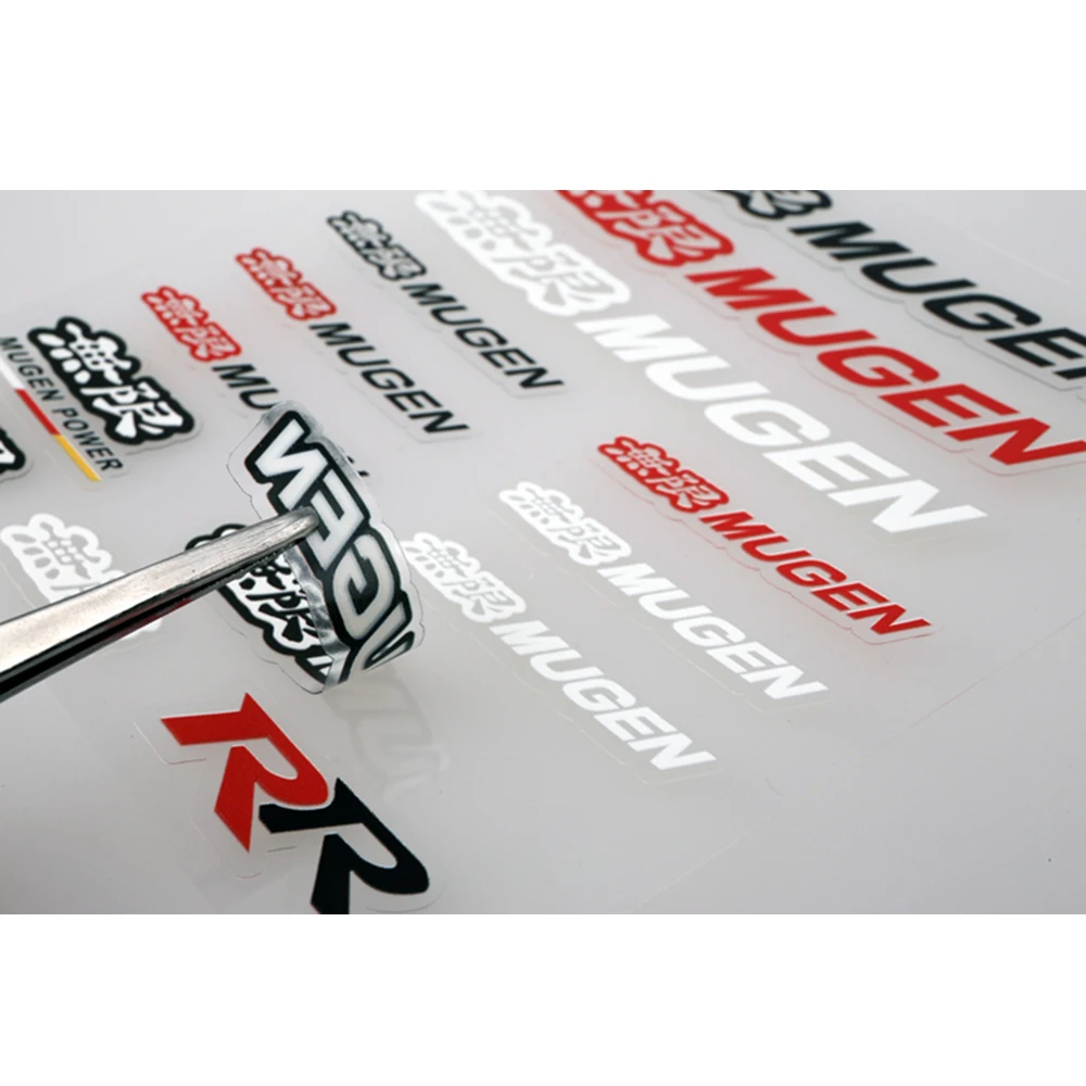 Новейший Стайлинг автомобиля Mugen наклейка на весь корпус ручка Наклейка окно