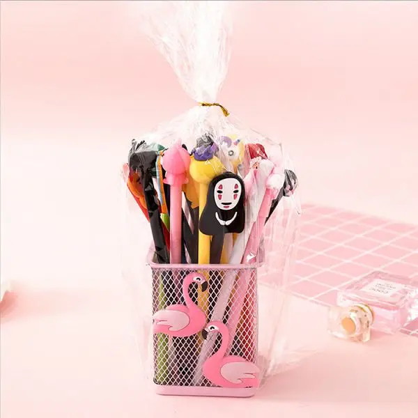 20 шт./компл. гелевая ручка 20 пополнения Papelaria Lapices Kawaii Единорог школьные принадлежности милые корейские канцелярские принадлежности Jel Kalem utiles Escolares - Цвет: Flamingo E