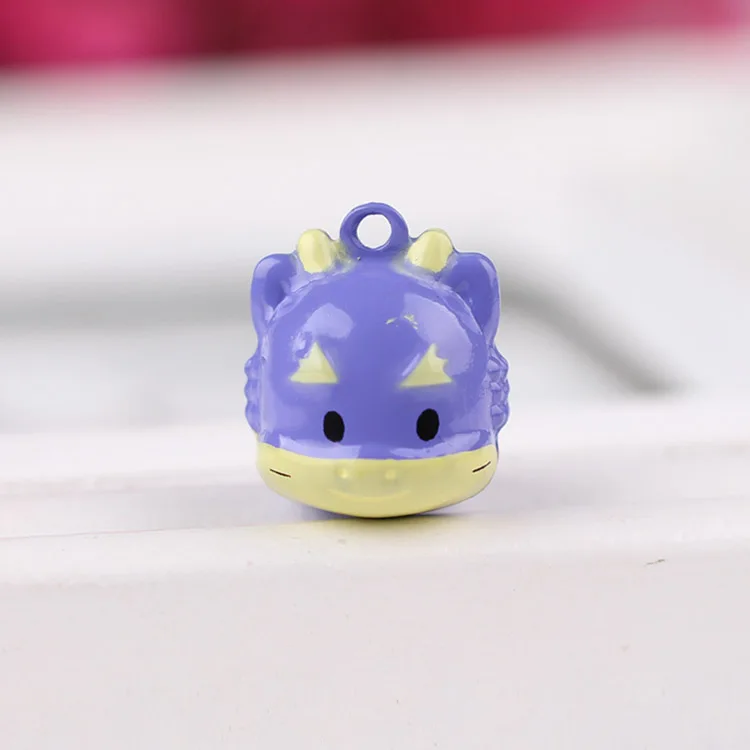 Number5 Зодиак Мультфильм медный колокольчик diy ювелирные аксессуары для домашних животных ткачество колокольчик-брелок - Цвет: Number5