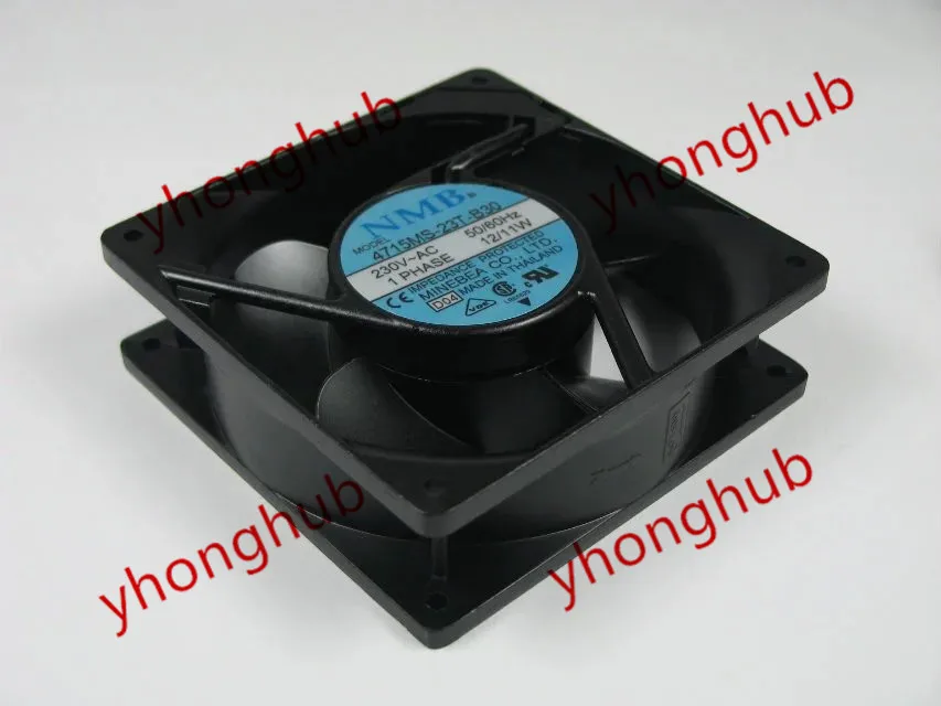 NMB MAT 4715MS 23T B30 D04 AC 230V 12/11W 120x120x38mm вентилятор охлаждения сервера|square fan|server fan230v fan |