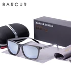 Очки солнцезащитные BARCUR с алюминиевыми дужками для мужчин и женщин, поляризационные винтажные Ночные очки в оправе из поликарбоната для вождения