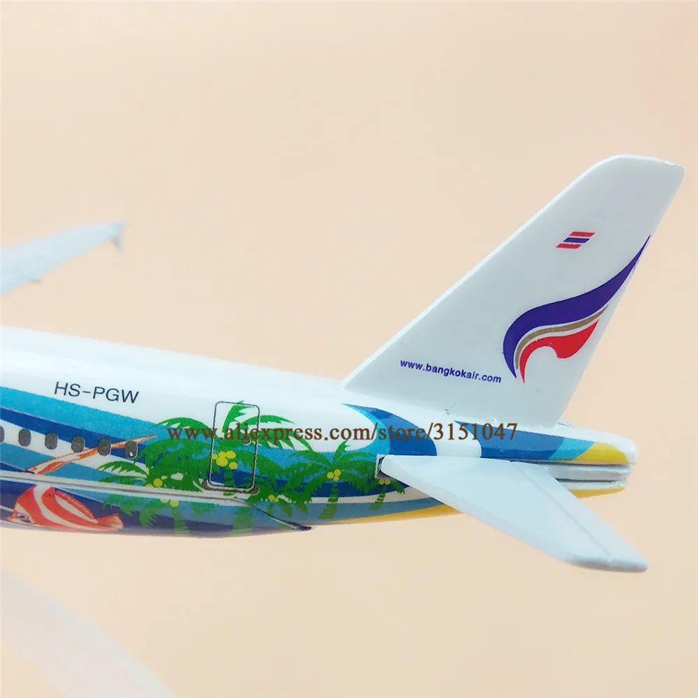Сплав металла Таиланд Air A320 Airlines модель самолета тайская Airbus 320 Airways модель самолета Детские Подарки 16 см