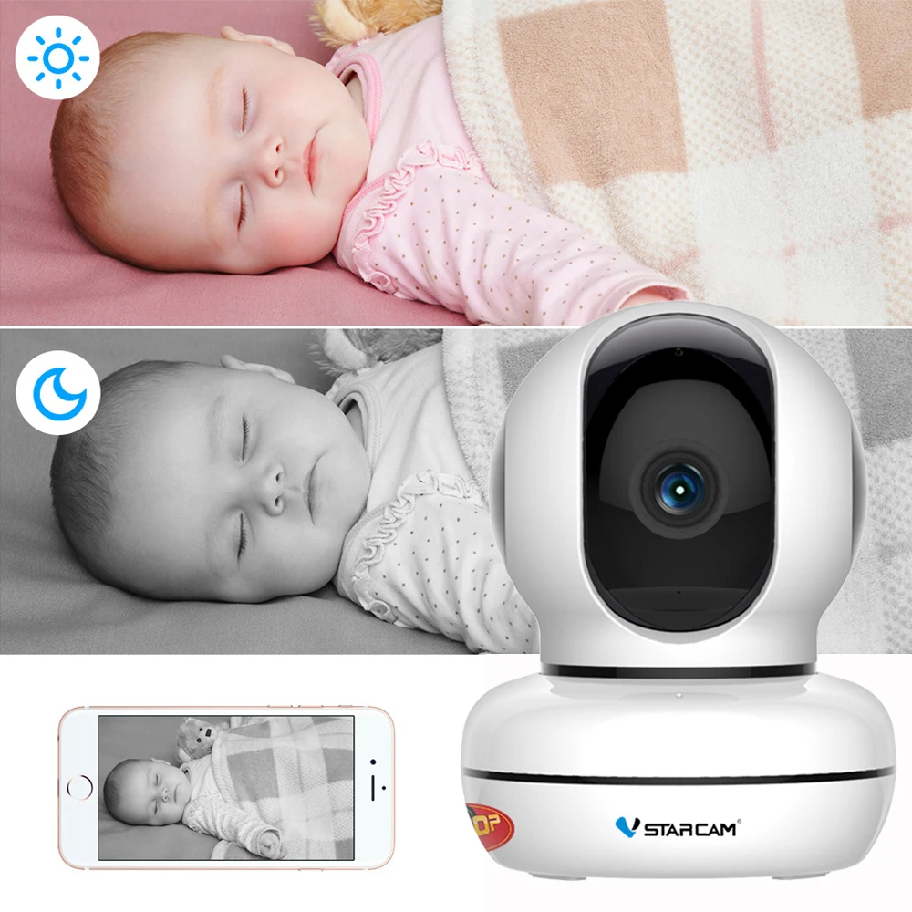 VStarcam новейший 1080P Full HD Беспроводная ip-камера видеонаблюдения Wi-fi домашняя камера видеонаблюдения Система безопасности PTZ-камера для дома