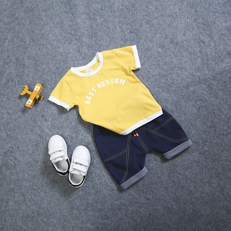 2 шт. хлопковая футболка с коротким рукавом и надписью для мальчиков девочек |