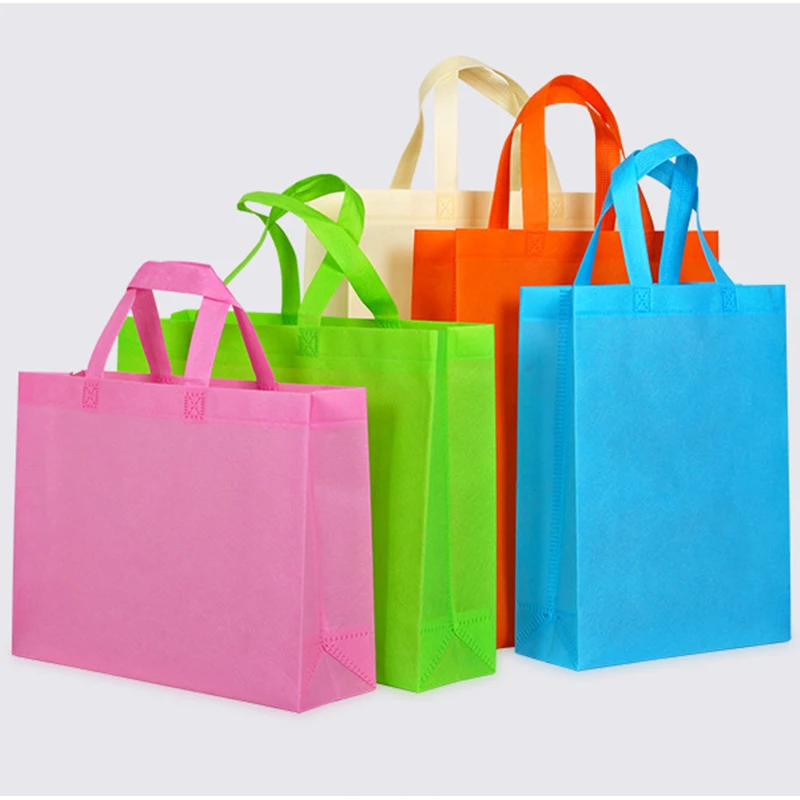 

25*33cm 500 pcs Non-Woven Shopping Bag With one side print logo