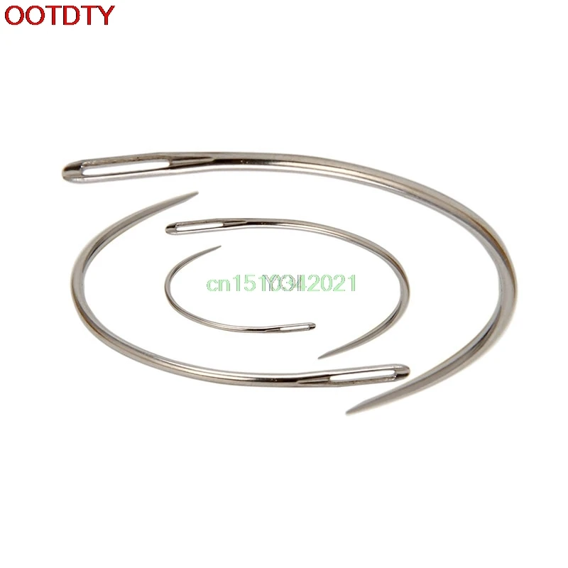 Швейные иглы ручные ремонт обивки Kint квилтинг 4 шт изогнутый 3 5 6 см|Швейные иглы| |