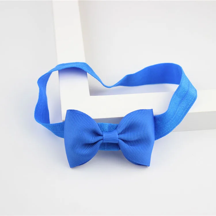 C06 20 цветов, яркие цвета, Детская повязка на голову, лента с бантами, эластичные резинки для волос, милый бант для новорожденных девочек, головной убор ободок, аксессуары для волос - Цвет: C06