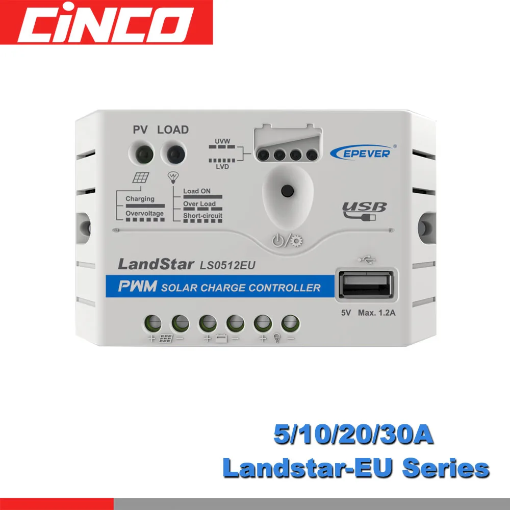Контроллер заряда солнечной батареи Landstar LS0512EU LS1210EU LS1024EU LS2024EU LS3024EU 5 В USB|Солнечные