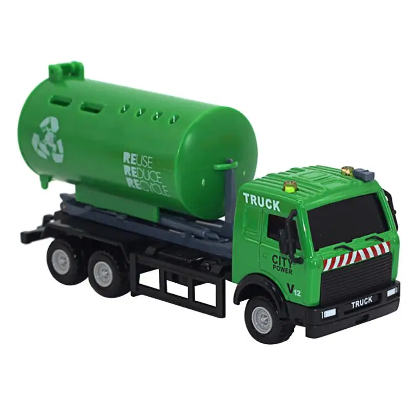 1:43 Racing bike Shop грузовик игрушечный автомобиль перевозчик мусора Nov30|garbage truck|toy car