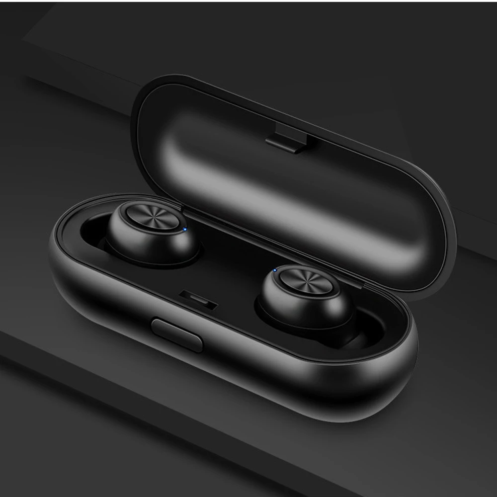 TWS Bluetooth наушники Беспроводная гарнитура спортивные музыкальные с зарядным