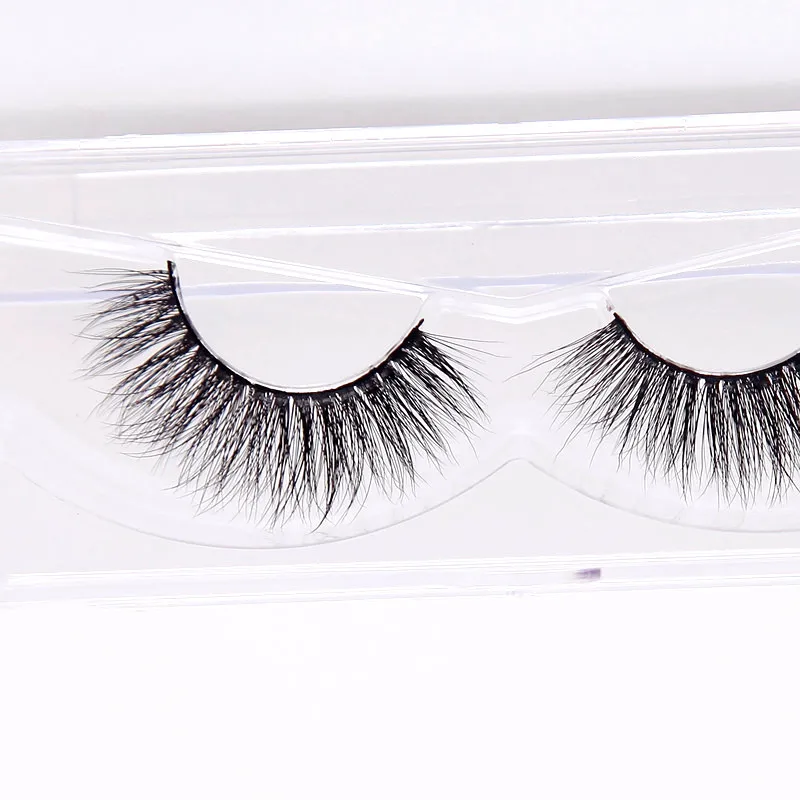 DGL007 100% ручной работы 3D шелк искусственной норки ресницы натуральный длинные