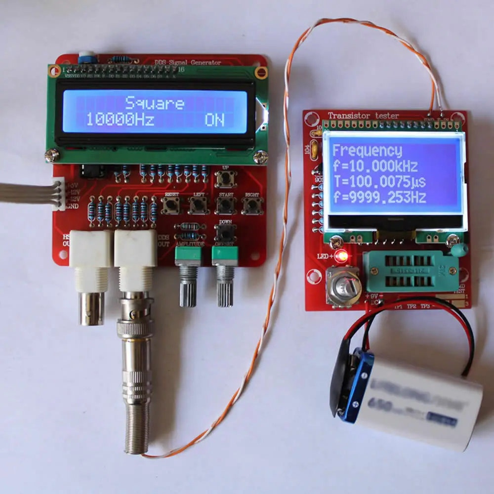DIY наборы M328 тестер транзисторов LCR диод емкость ESR метр ШИМ квадратная волна