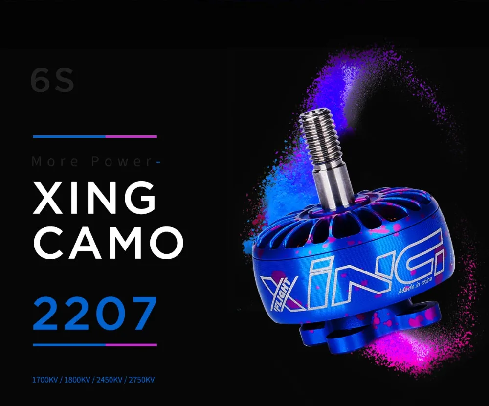 IFlight XING 2207 1700KV/1800KV/2450KV/2750KV 2~ 4S FPV бесщеточный двигатель аксессуары FPV дрон