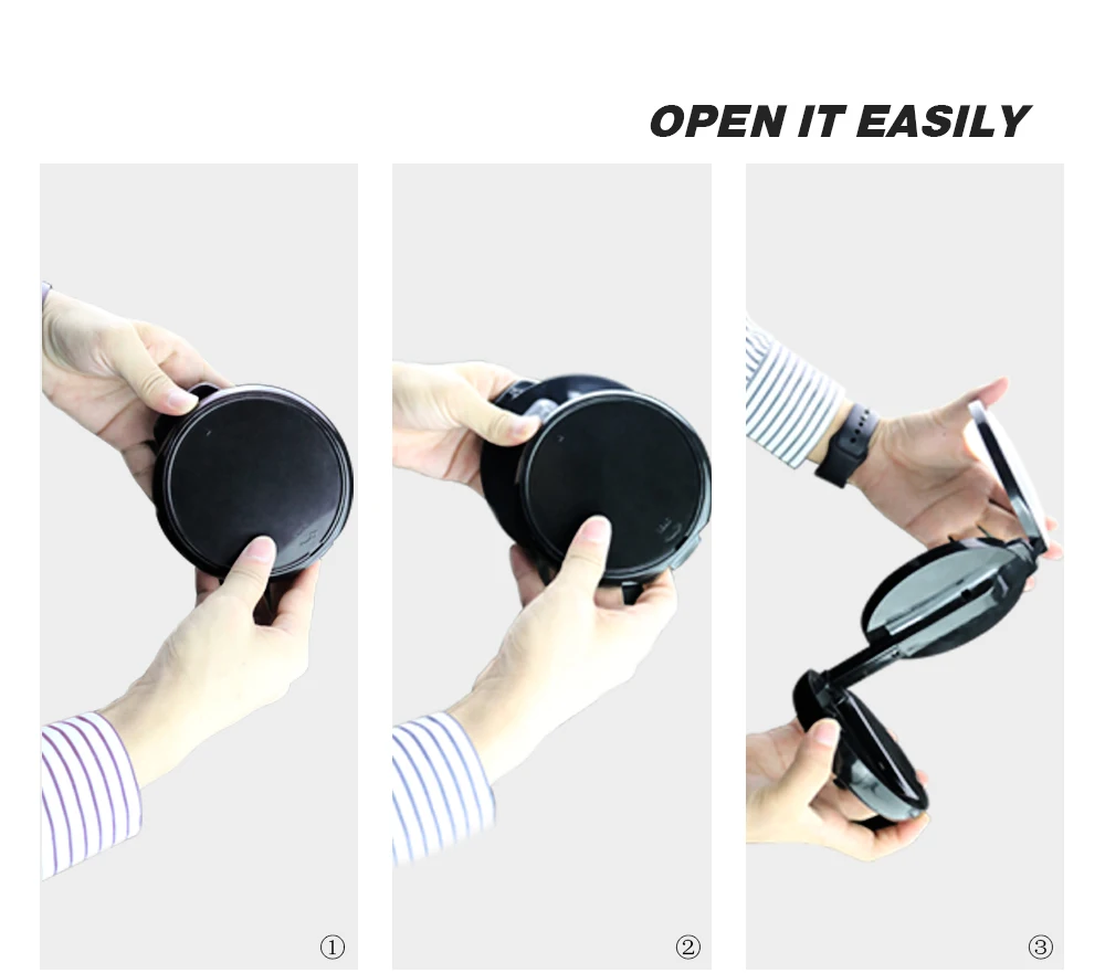 Мини светодиодное зеркало для макияжа 1X/5X Magnifing компактное ручное складное маленькое портативное карманное зеркало с аккумулятором или usb-кабелем для зарядки