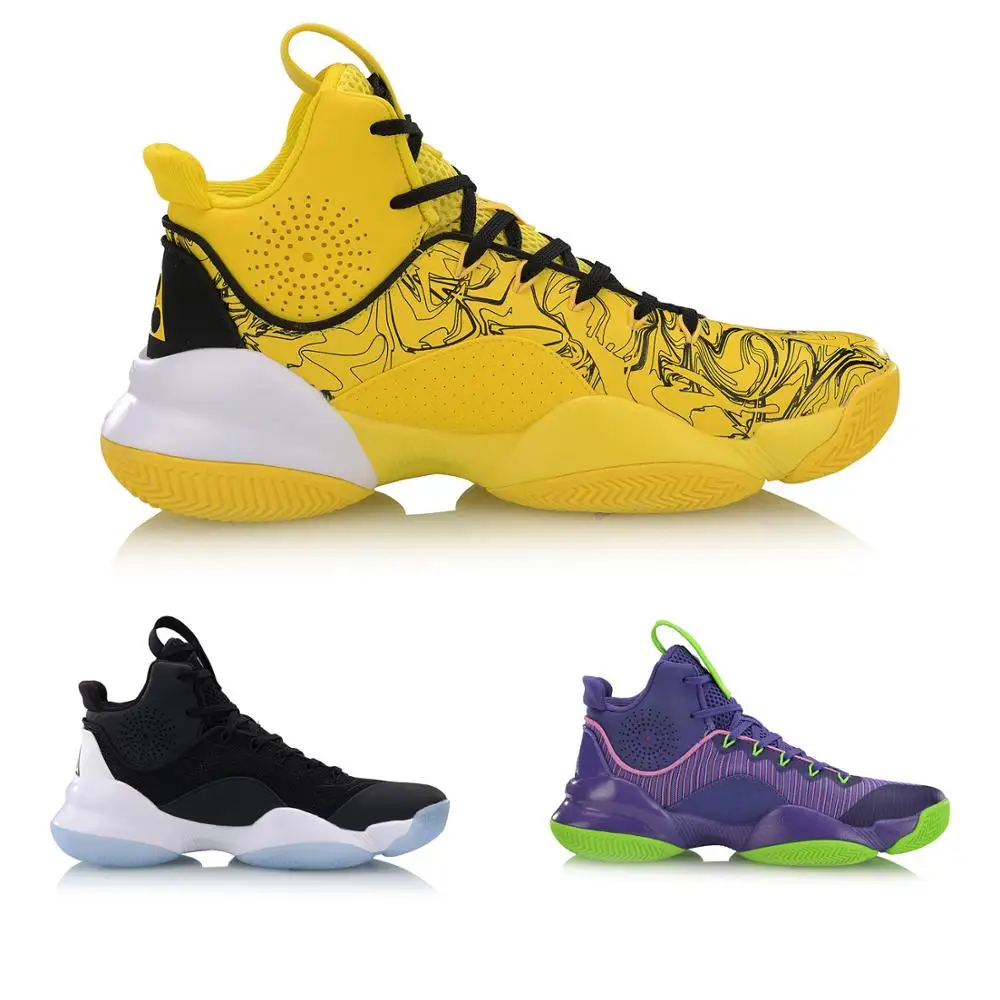 Li-Ning/Мужская Профессиональная баскетбольная обувь POWER V, удобная спортивная обувь с подкладкой, кроссовки ABAP025 XYL235