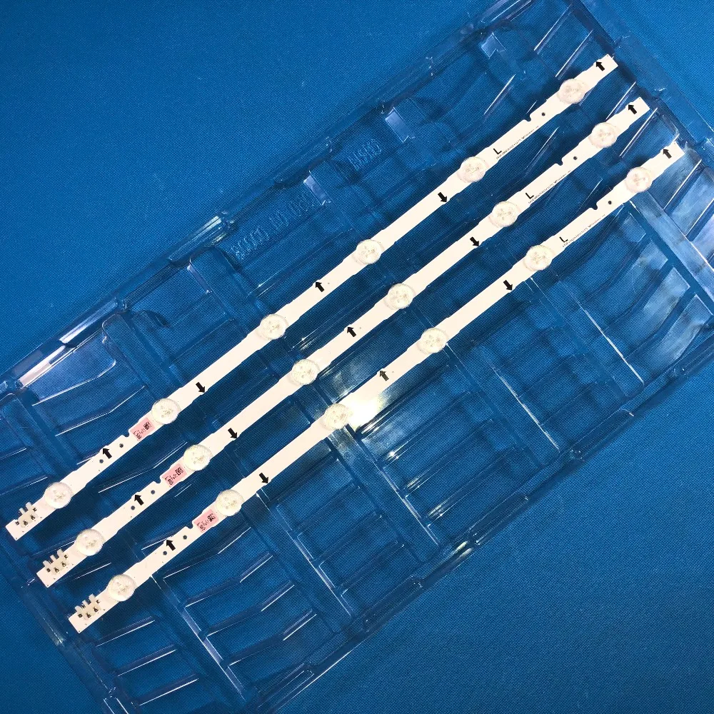 Новый комплект одежды из 3 предметов 6LED 560 мм светодиодные полосы для Samsung UE28J4100AW