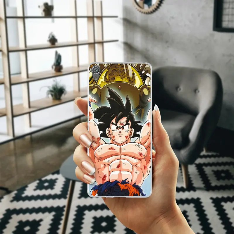 Cases for Sony Xperia E3 E5 T3 M2 M4 M5 XA XZ Z Z1 Z2 Z3 Z4 Z5 Compact Bags Dragon Ball Super Saiyan God Son Goku | Мобильные
