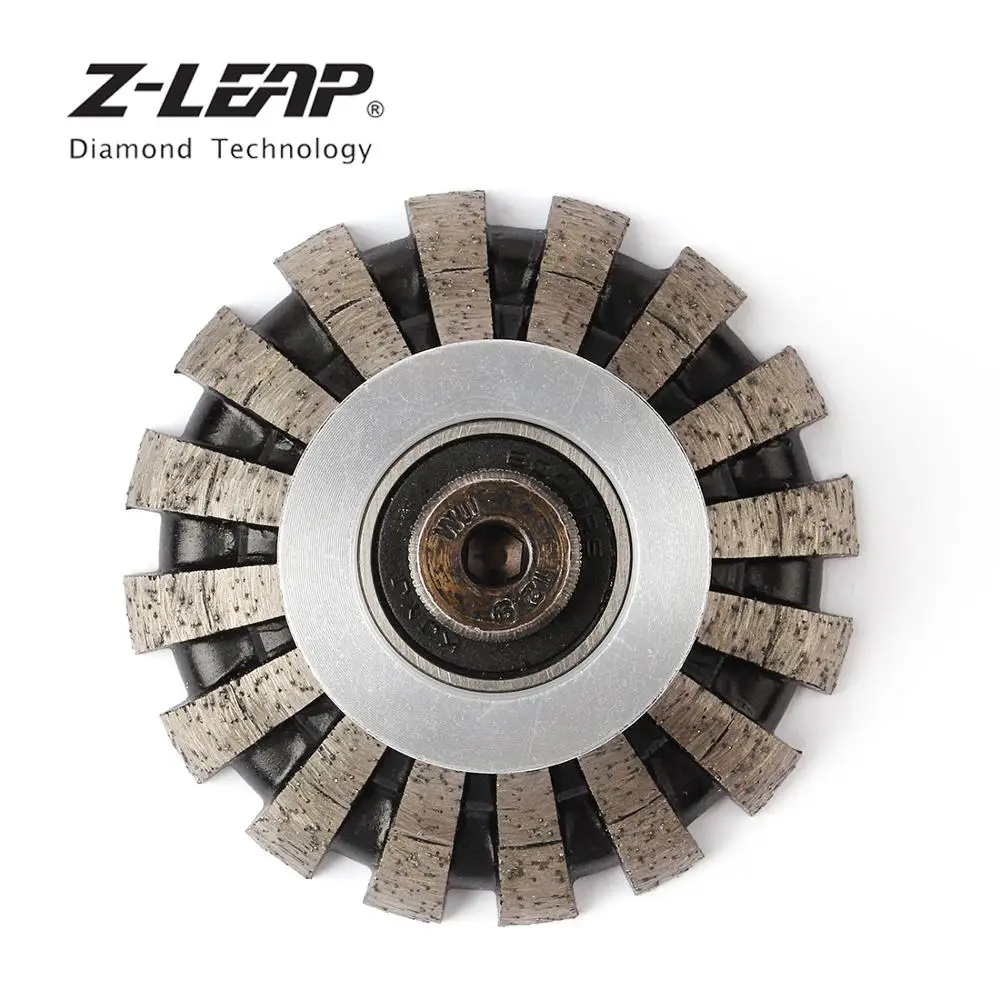 Z-LEAP шлифовальный фрезерный станок бит O20* D75* M10 Алмазная Сегментированная Профилированная гранитная мраморная окантовка столешницы для портативной машины